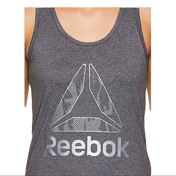 Heather Gray Reebok Women’s Legend Racerback Tank - Picture 4 of 12